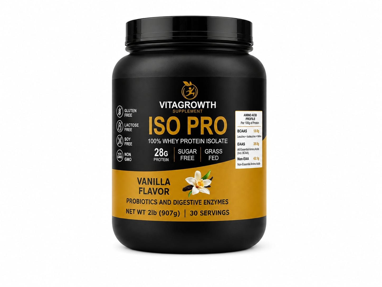 VITAGROWTH ISO PRO VANILLA 2LB