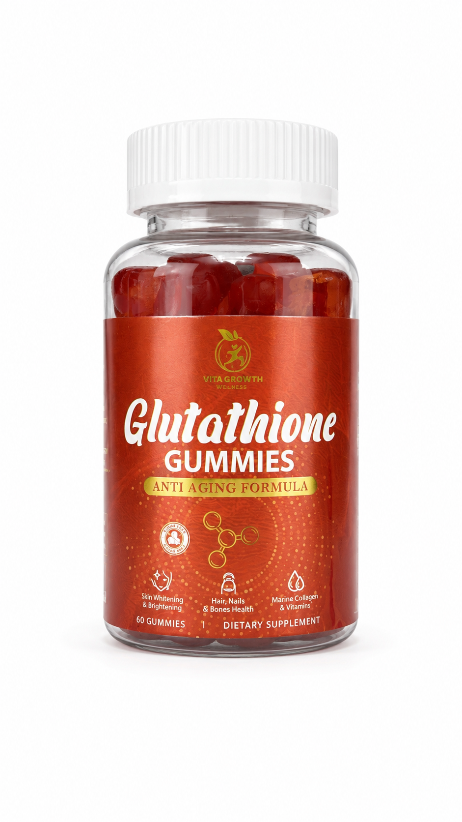 VITAGROWTH GLUTATHIONE 60GUMMIES