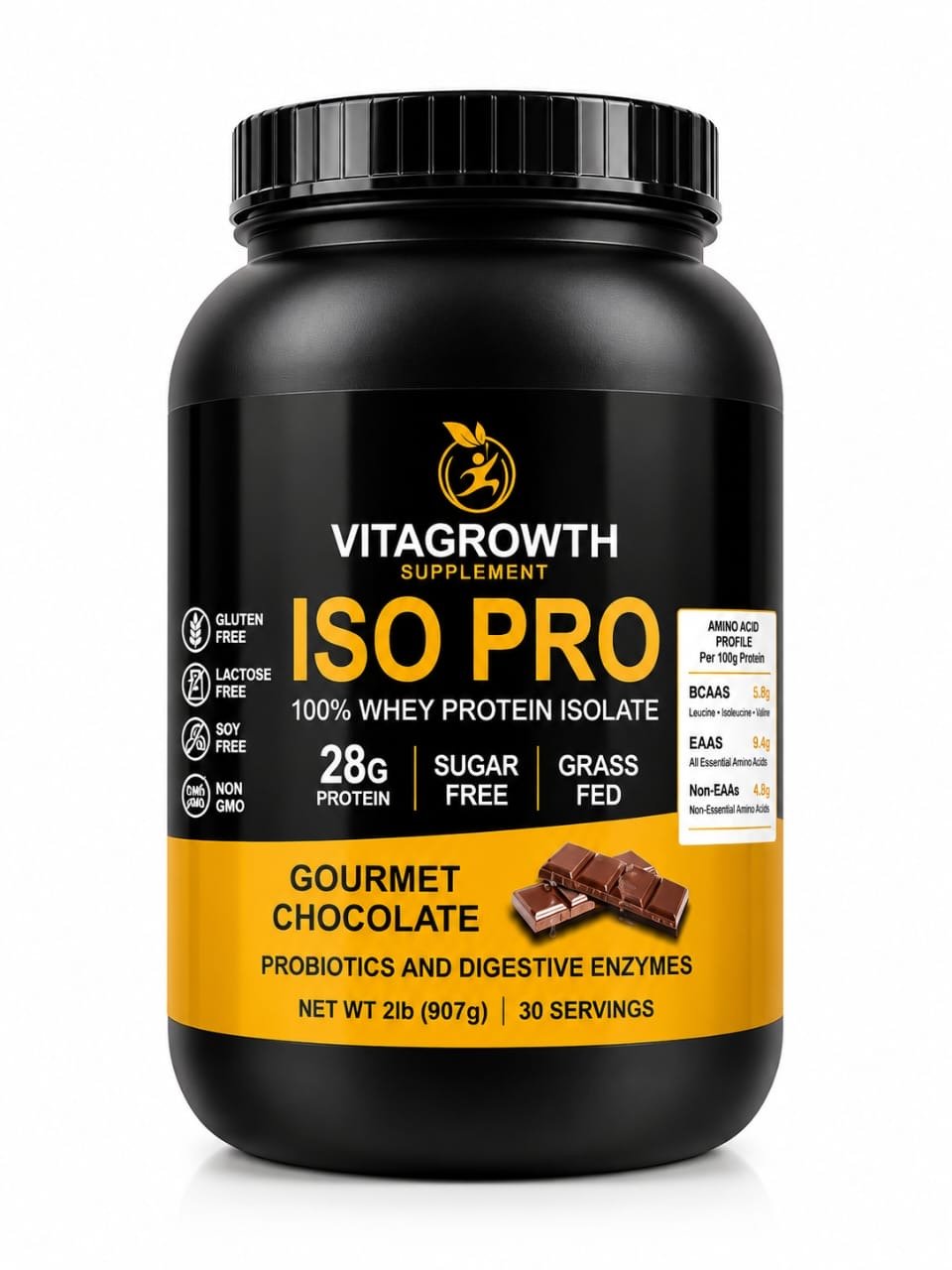 VITAGROWTH ISO PRO GOURMET CHOCOLATE 2lb